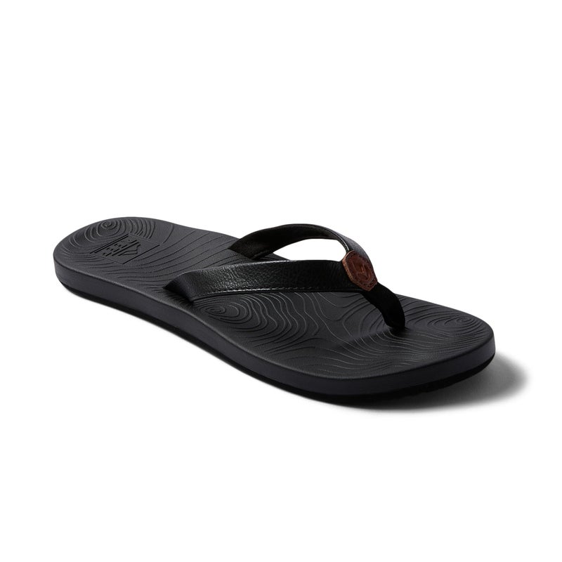 Reef Zen Love Womens Flip Flop, Soft Cushion Footbed, Black/Black, 9 - Image 3